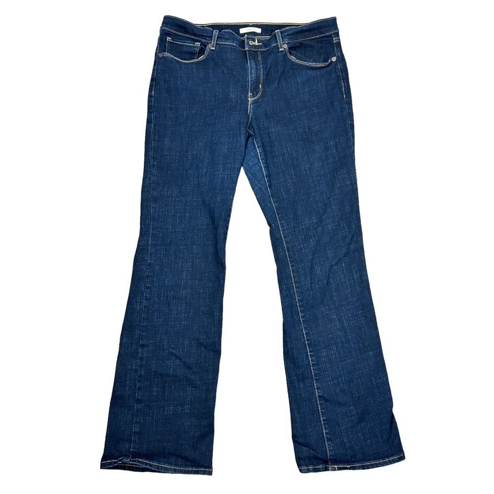 Levi's CLASSIC BOOTCUT WOMEN'S JEANS Island Rinse Dark Wash Size 32